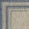 Homeroots 5 ft. 3 in. x 7 ft. 7 in. UV-Treated Polypropylene Grey & Denim Area Rug 353954 - alternate 2